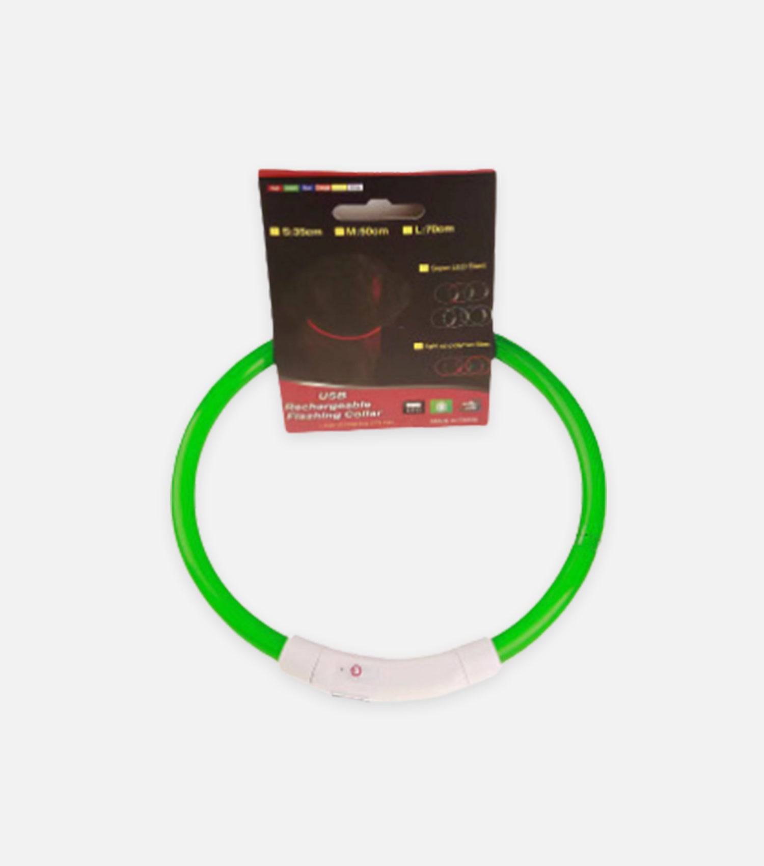 Rechargeable LED Flashing Pet Collar