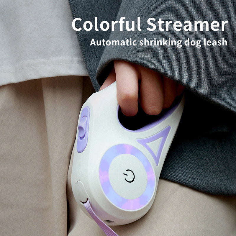 Retractable Leash with Dog Collar