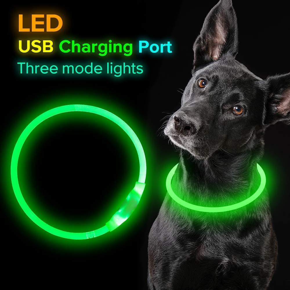 Rechargeable LED Flashing Pet Collar
