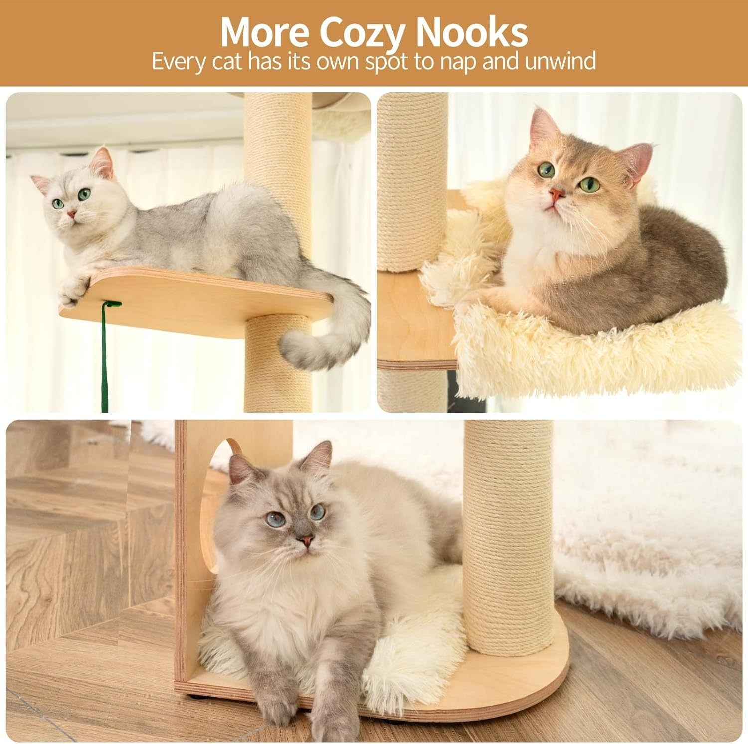 Large Floor-to-Ceiling Cat Tree