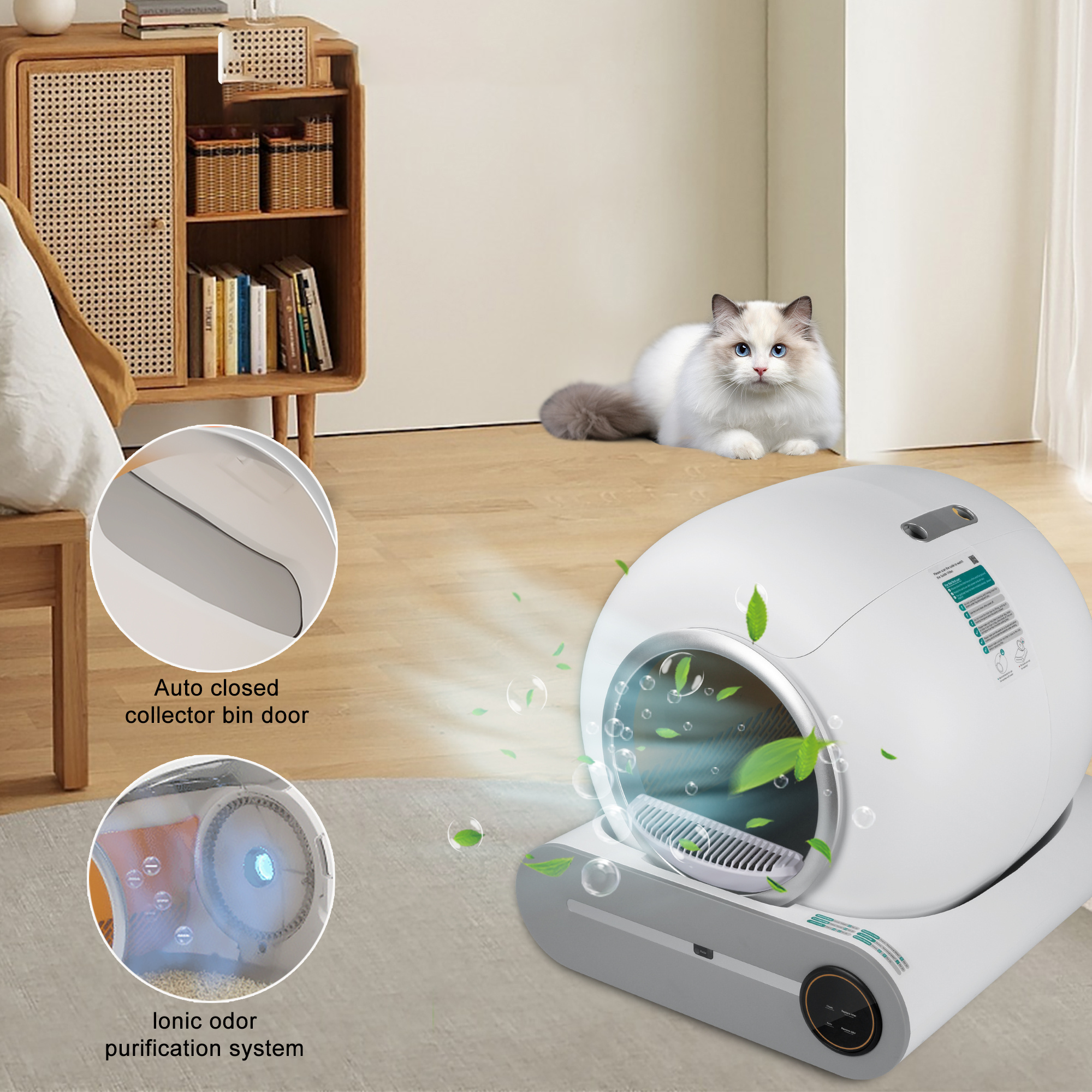 Automatic Self-Cleaning Litter Box