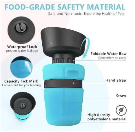 Portable Dog Travel Bottle
