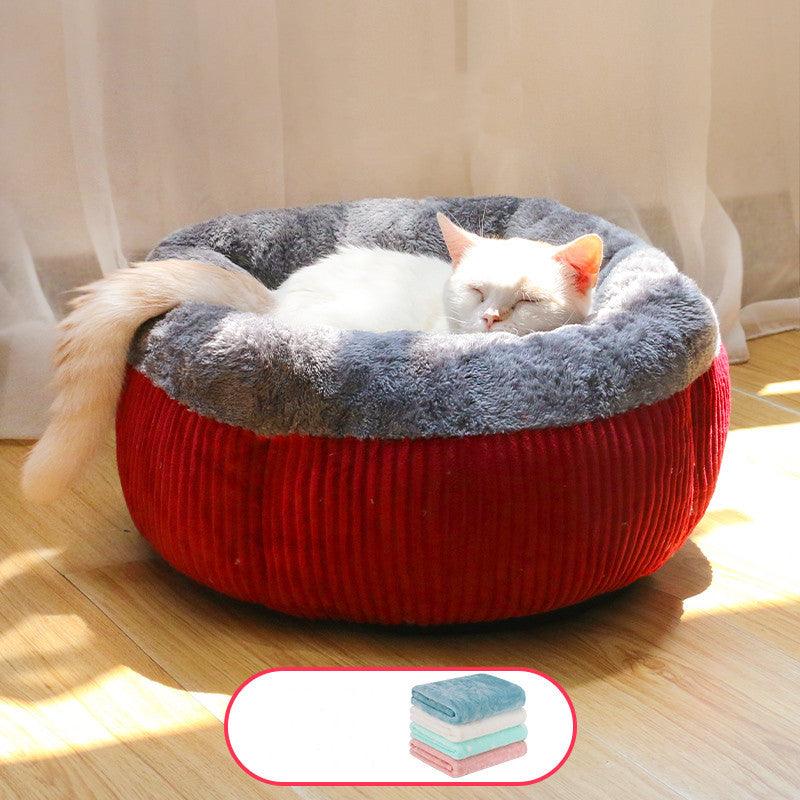 Four Seasons Enclosed Cat Bed