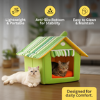 Striped Pet Bed House