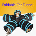 Foldable Multi-Channel Cat Tunnel
