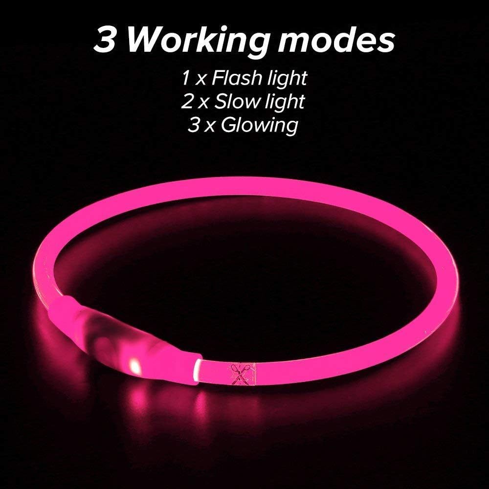 Rechargeable LED Dog Collar
