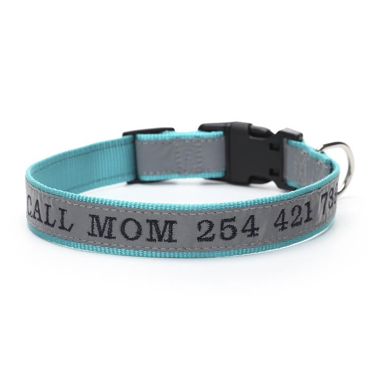 Personalized Reflective Dog Collar