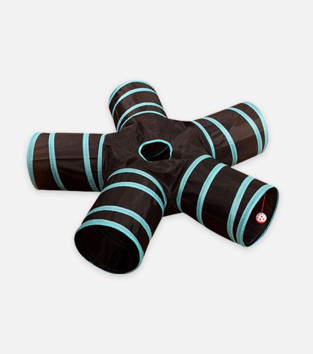 Foldable Multi-Channel Cat Tunnel