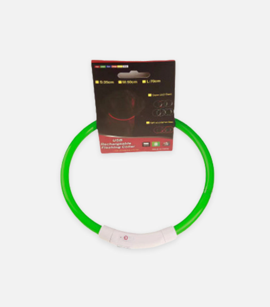 Rechargeable LED Flashing Pet Collar