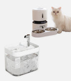 Capsule Feeder + Water Fountain Bundle