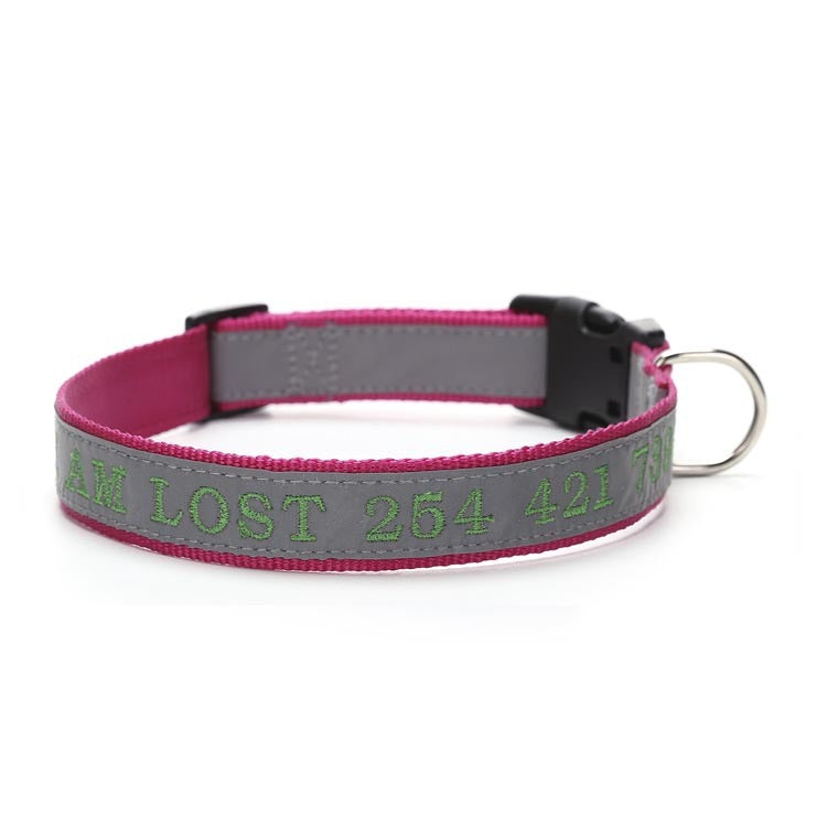 Personalized Reflective Dog Collar