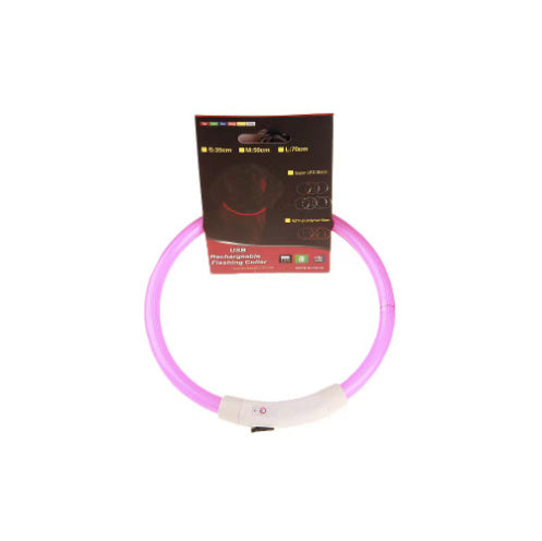 Rechargeable LED Flashing Pet Collar
