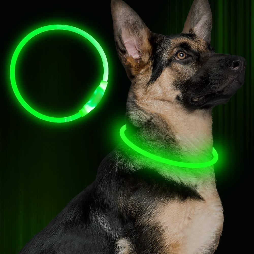 Rechargeable LED Flashing Pet Collar